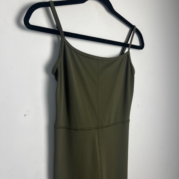 Aritzia Wilfred Free Olive Green Divinity Leotard Square Neck Soft Size Small - Picture 6 of 13
